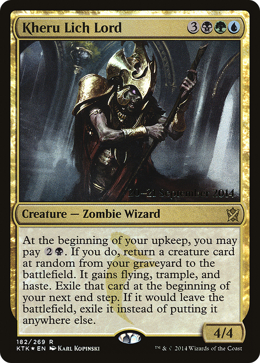 Kheru Lich Lord (PKTK-182S) - Khans of Tarkir Promos Foil