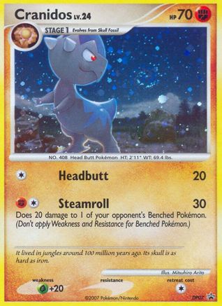 Cranidos DP07/56 - DP Black Star Promos Holofoil