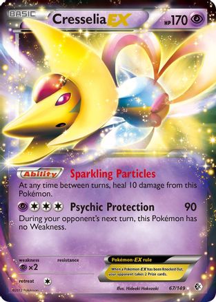 Cresselia EX 067 - Boundaries Crossed Holofoil - Ultra Rare