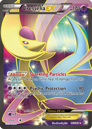 Cresselia EX (143 Full Art) 143 - Boundaries Crossed Holofoil - Ultra Rare
