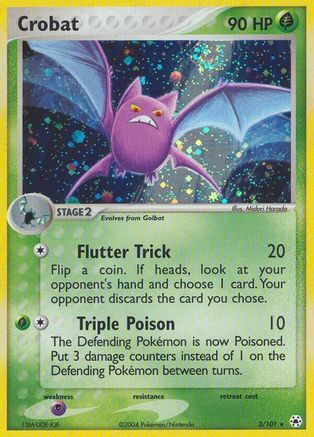 Crobat 003 - Hidden Legends Holofoil - Holo Rare