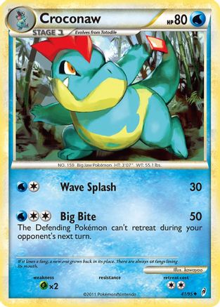 Croconaw 41/95 - Call of Legends Reverse Holofoil