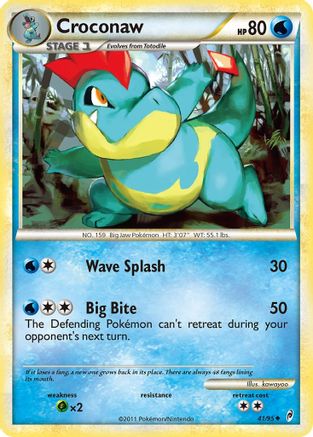 Croconaw (41/95) - Call of Legends Reverse Holofoil - Uncommon