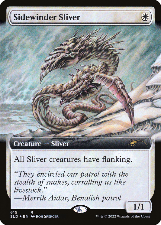 Sidewinder Sliver (SLD-615) - Secret Lair Drop: (Extended Art) Foil