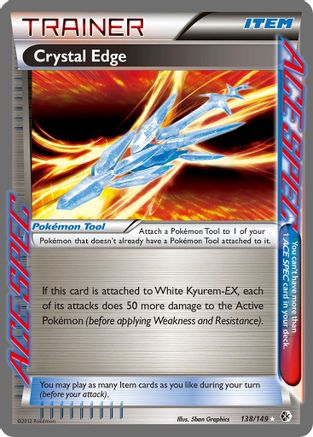 Crystal Edge 138 - Boundaries Crossed Holofoil - Rare Ace