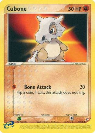 Cubone - 040/95 - Team Magma vs Team Aqua Normal - Common