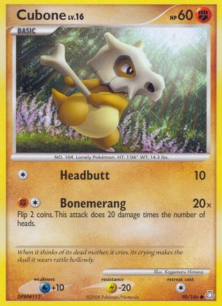 Cubone 090/146 - Legends Awakened Normal - Common