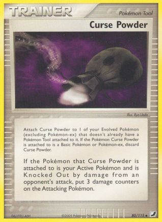 Curse Powder 80/115 - Unseen Forces Reverse Holofoil