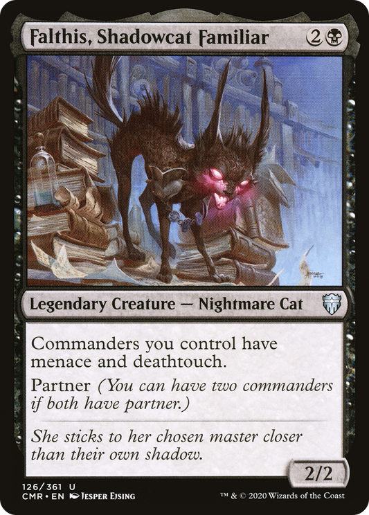 Falthis, Shadowcat Familiar (CMR-126) - Commander Legends Foil