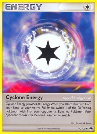 Cyclone Energy (94/100) - Stormfront Reverse Holofoil - Uncommon