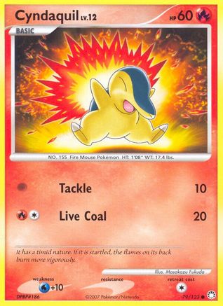 Cyndaquil 79/123 - Mysterious Treasures Reverse Holofoil