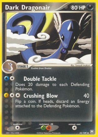 Dark Dragonair 032/109 - Team Rocket Returns Reverse Holofoil - Uncommon