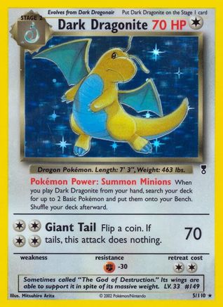Dark Dragonite 005 - Legendary Collection Reverse Holofoil - Holo Rare