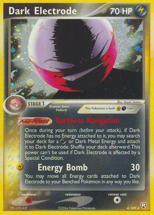 Dark Electrode - 004/109 - Team Rocket Returns Holofoil