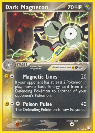 Dark Magneton - 039/109 - Team Rocket Returns Reverse Holofoil