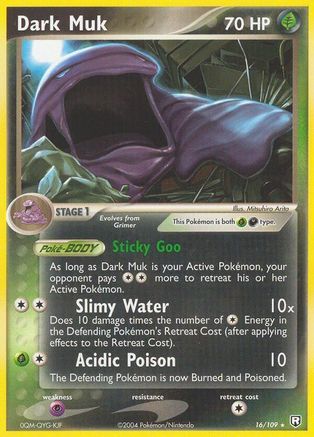 Dark Muk - 016/109 - Team Rocket Returns Normal
