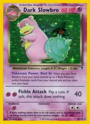 Dark Slowbro 8/110 - Legendary Collection Reverse Holofoil