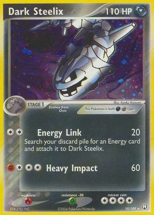 Dark Steelix - 010/109 - Team Rocket Returns Reverse Holofoil