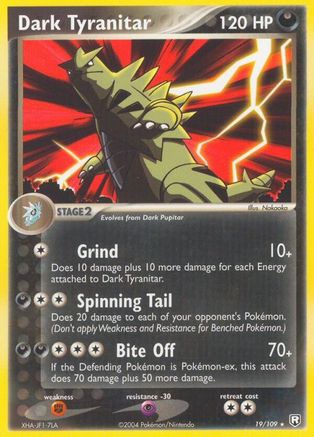 Dark Tyranitar 019/109 - Team Rocket Returns Normal - Rare