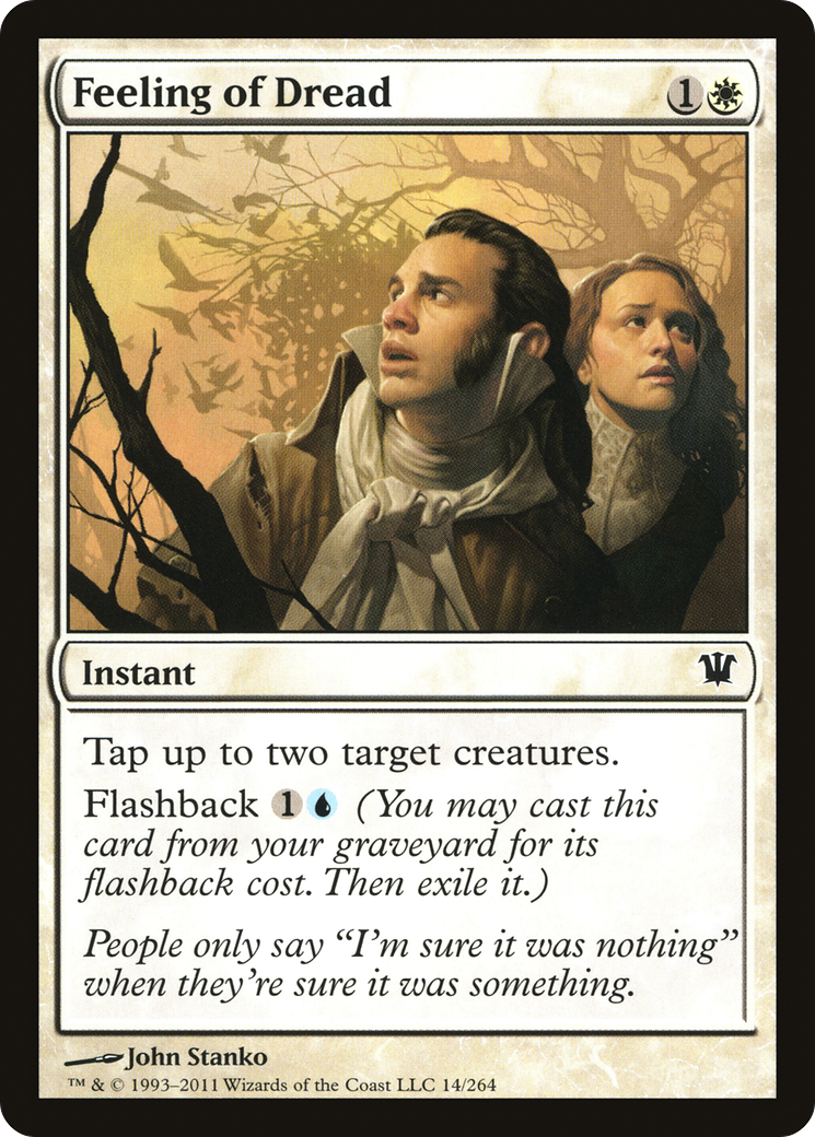 Feeling of Dread (ISD-014) - Innistrad Foil