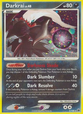 Darkrai - 003/100 - Majestic Dawn Holofoil