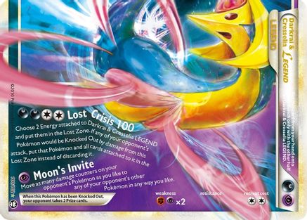 Darkrai & Cresselia Legend (Bottom) 100 - Triumphant Holofoil - Ultra Rare