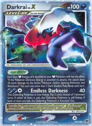 Darkrai LV.X - 104/106 - Great Encounters Holofoil