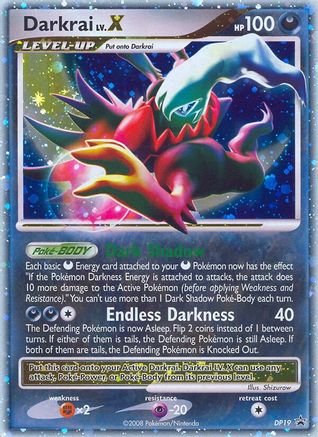 Darkrai LV.X DP19/56 - DP Black Star Promos Holofoil