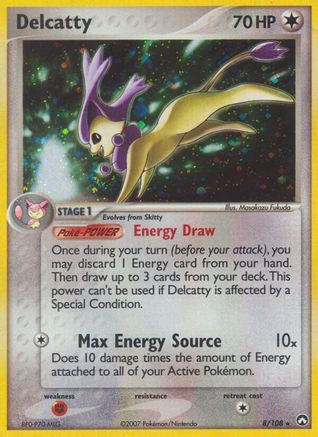 Delcatty - 008/108 - Power Keepers Holofoil