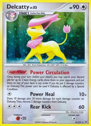 Delcatty 004 - Platinum Reverse Holofoil - Holo Rare
