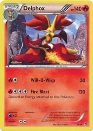 Delphox 10/39 - Kalos Starter Set Holofoil