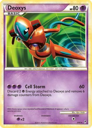 Deoxys (2/95) - Call of Legends Reverse Holofoil - Holo Rare
