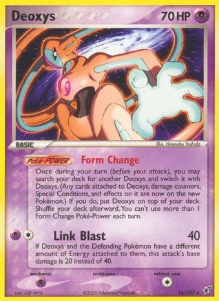 Deoxys 16/107 - Deoxys Reverse Holofoil