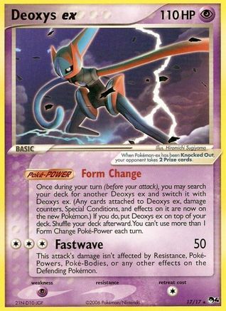 Deoxys ex 017 - POP Series 4 Holofoil - Ultra Rare