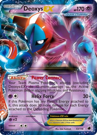Deoxys EX (Team Plasma) (53/116) - Plasma Freeze Holofoil - Ultra Rare