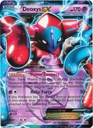 Deoxys EX (Team Plasma) (BW82/101) - Black and White Promos Holofoil - Promo