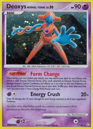 Deoxys Normal Forme (1/146) - Legends Awakened Reverse Holofoil - Holo Rare