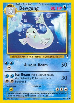 Dewgong 40/110 - Legendary Collection Reverse Holofoil