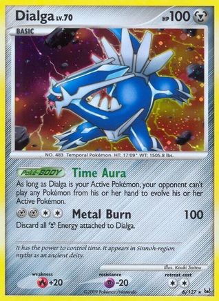 Dialga (6) 006 - Platinum Reverse Holofoil - Holo Rare