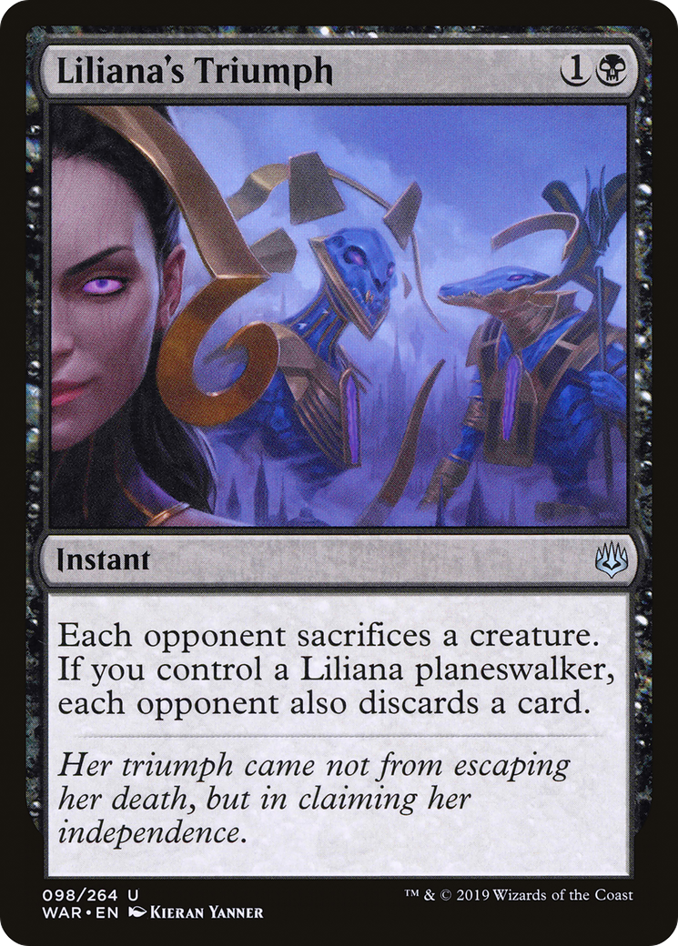 Liliana's Triumph (WAR-098) - War of the Spark Foil