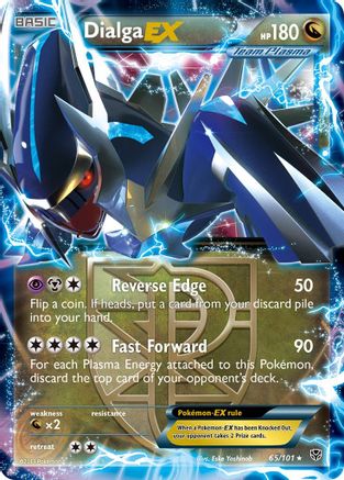 Dialga EX (Team Plasma) (65/101) - Plasma Blast Holofoil - Ultra Rare