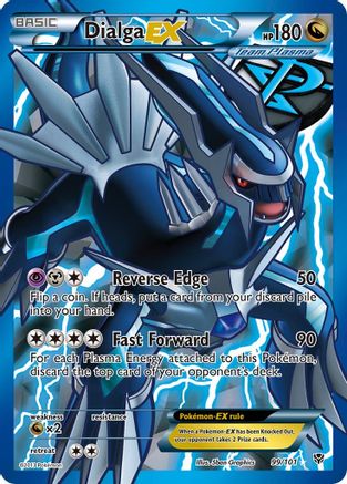 Dialga EX (Team Plasma) (Full Art) (99/101) - Plasma Blast Holofoil - Ultra Rare