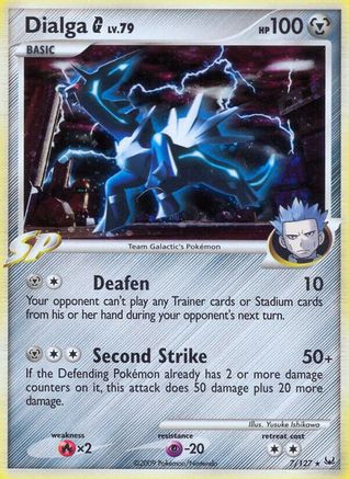 Dialga G 007 - Platinum Reverse Holofoil - Holo Rare