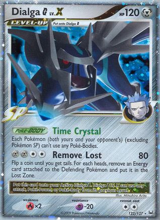 Dialga G LV.X 122/127 - Platinum Holofoil - Ultra Rare
