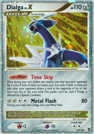 Dialga LV.X - 105/106 - Great Encounters Holofoil