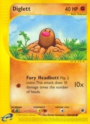 Diglett 106/165 - Expedition Reverse Holofoil - Common