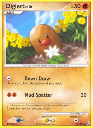 Diglett (85/132) - Secret Wonders Reverse Holofoil - Common