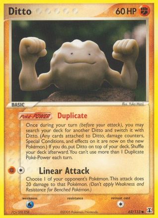 Ditto (Geodude) - 062/113 - Delta Species Reverse Holofoil
