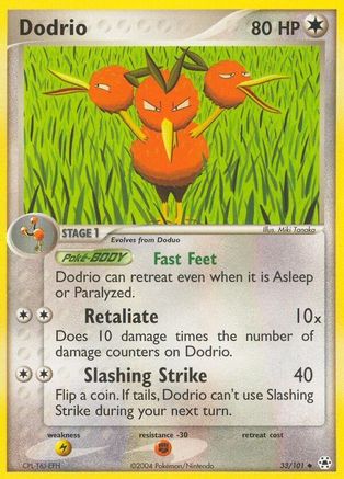 Dodrio 033/101 - Hidden Legends Normal - Uncommon