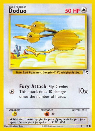 Doduo 71/110 - Legendary Collection Reverse Holofoil